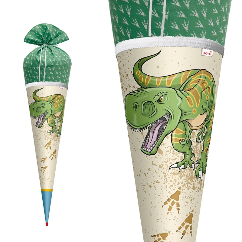 ROTH Schultüte Dinosaurier · 70 cm · rund