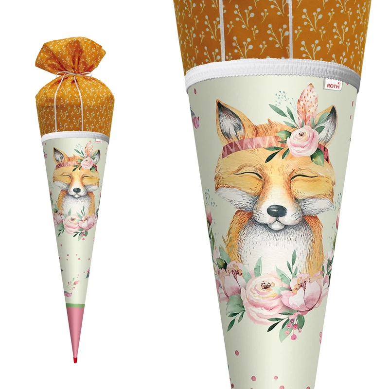 ROTH Schultüte Fuchs · 70 cm · rund