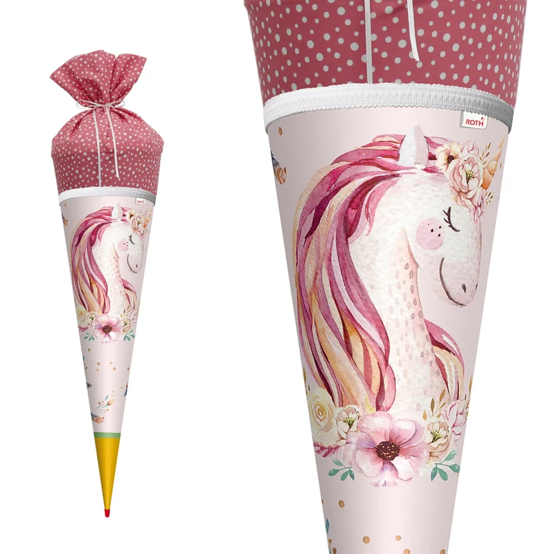 ROTH Schultüte Einhornträume · 70 cm · rund