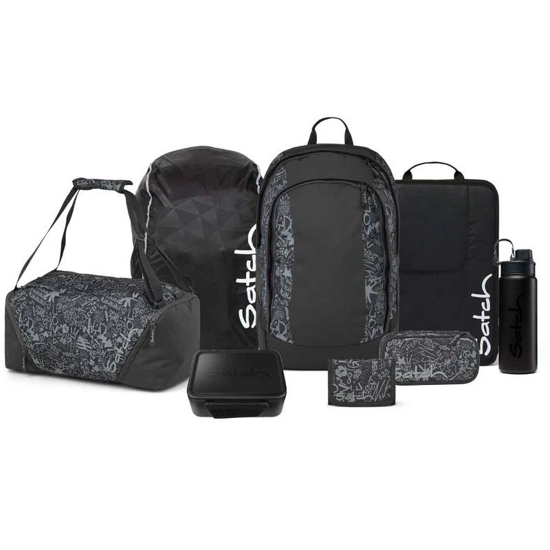 Satch Air Street Ink Kollektor Edition Schulrucksack Set 8tlg.