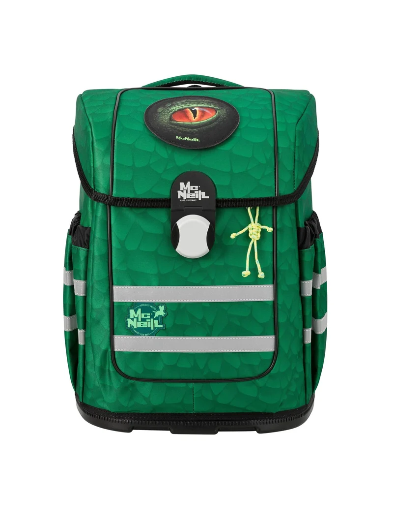 McOcean Schulranzen Set Legu, Dino Grün - McNeill Dinosaurier Schultasche ab 1. Klasse