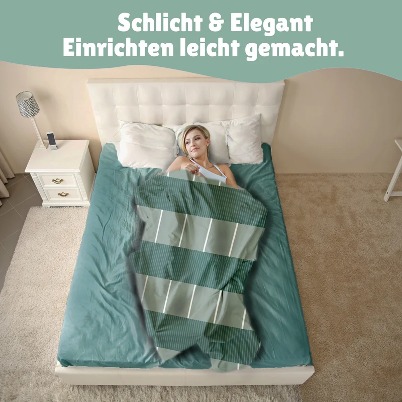 MEXX Bettwäsche unisex gestreift 135x200 80x80 cm aus 100% Baumwolle in Linon Qualität mit Reißverschluss Ganzjahresbettwäsche (grün / salbei)