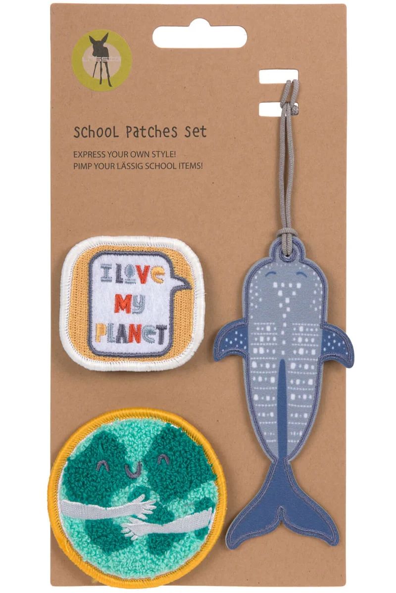Lässig Patches-Set & Anhänger · Planet · 3er Set