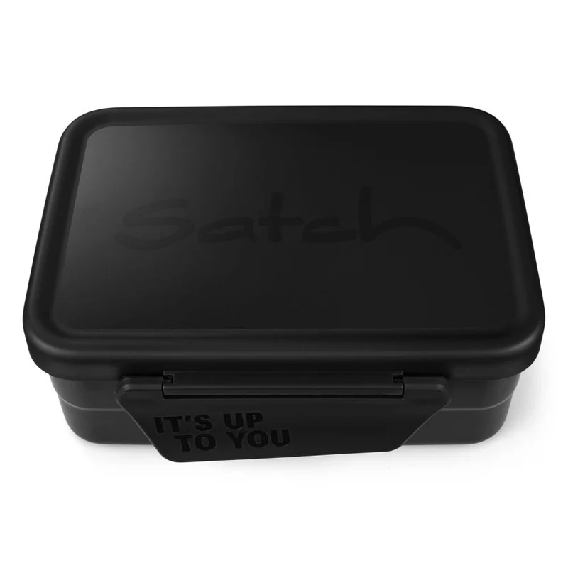 Satch Edelstahl Brotdose Black 3tlg.