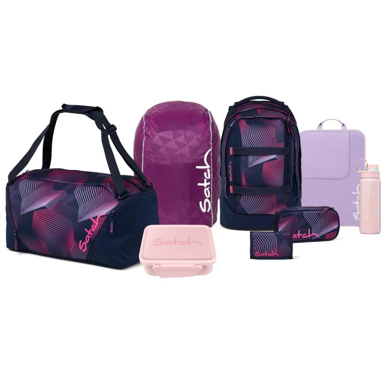 Satch Pack Seismic Pink Kollektor Edition Schulrucksack Set 8tlg.