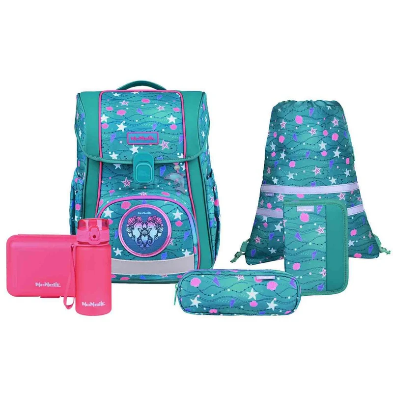McNeill Bravo Seafish Schulranzen Set 9tlg.