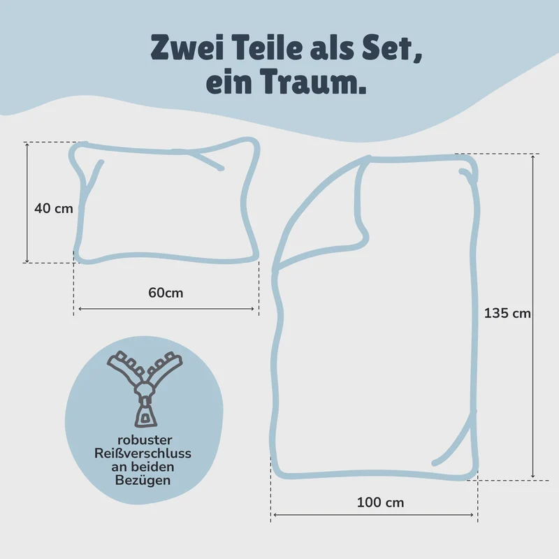 Baby Bettwäsche Set Feuerwehrmann Sam 2-teilig - 100x135 40x60 cm aus 100% Baumwolle mit Wende-Motiv