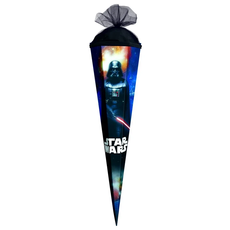 große Schultüte / Zuckertüte STAR WARS Battle ca. 85 cm (Länge) | 6-eckig | Durchmesser ca. 25 cm