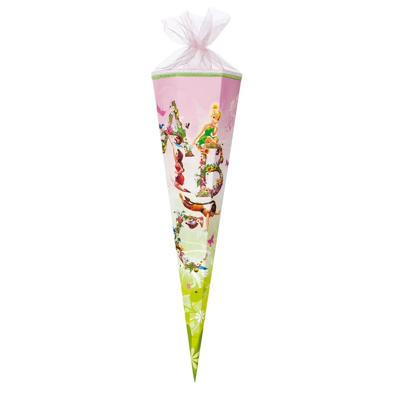 Große Schultüte / Zuckertüte FAIRY ca. 85 cm (Länge) | 6-eckig | Durchmesser ca. 25 cm