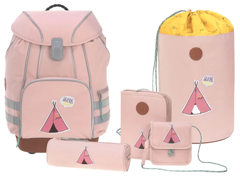 Lässig Schulranzen-Set Adventure · Tipi · 5-teilig
