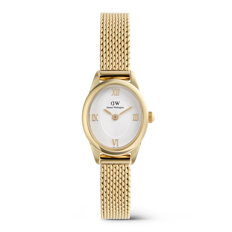 Daniel Wellington Ophelia Mini Mesh White Goldfarben Damenuhr DW00100939