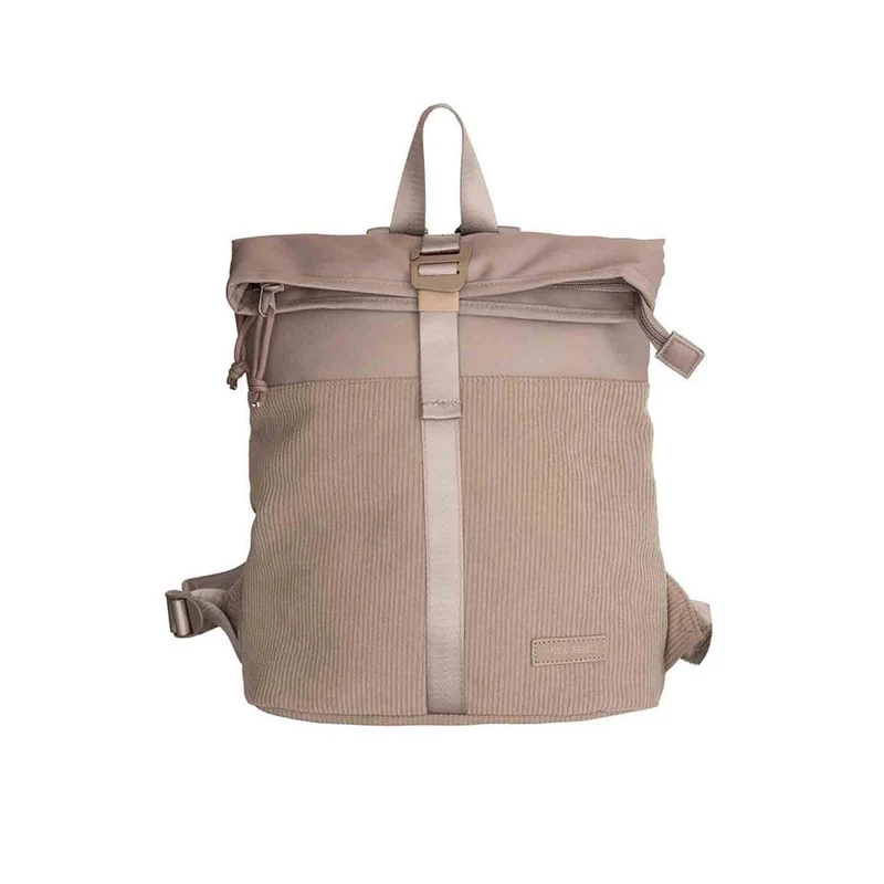 New Rebels Ribbi Los Angeles Taupe Rolltop Rucksack Mini