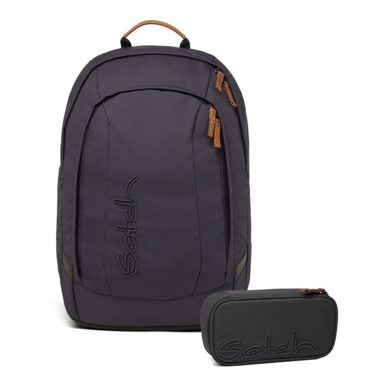 Satch Air Nordic Grey Skandi Edition Schulrucksack Set 2tlg.