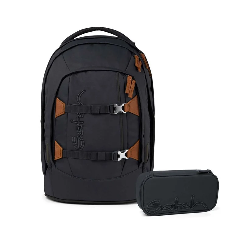Satch Pack Nordic Grey Skandi Edition Schulrucksack Set 2tlg.