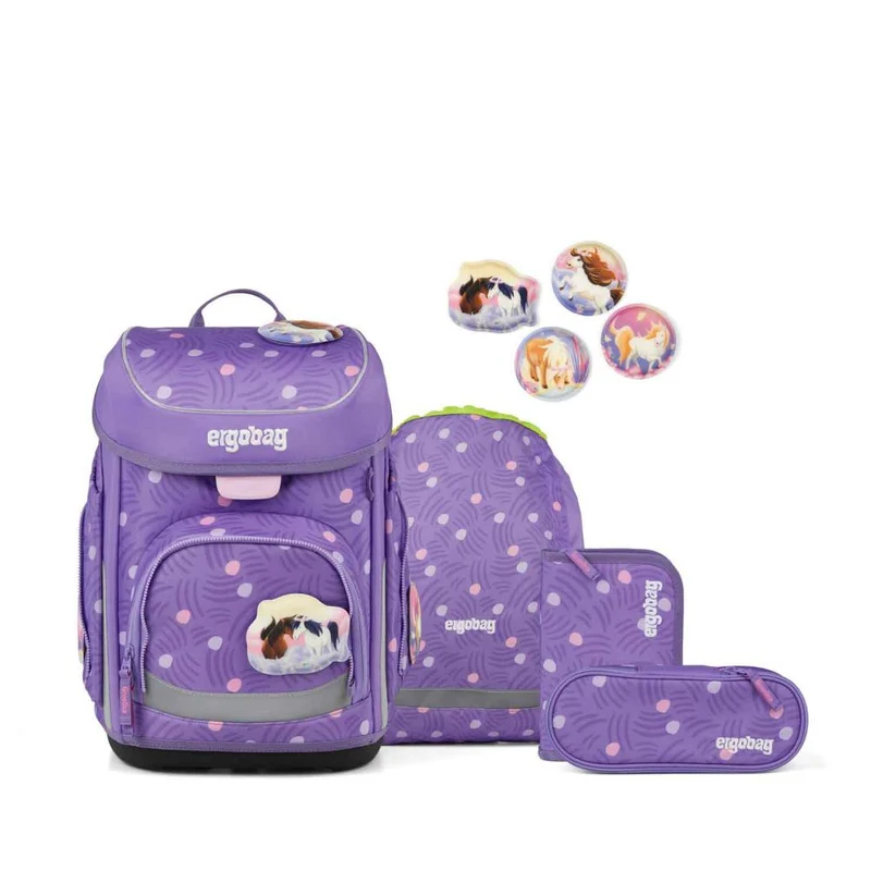 Ergobag Cubo PonyBäradies Schulranzen Set 5tlg.