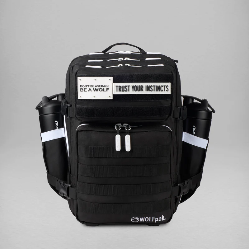 35L Backpack Alpha Black White Accents