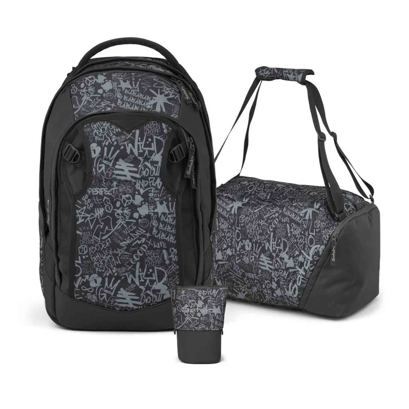 Satch Match Plus Street Ink Pencil Slider Edition Schulrucksack Set 3tlg.