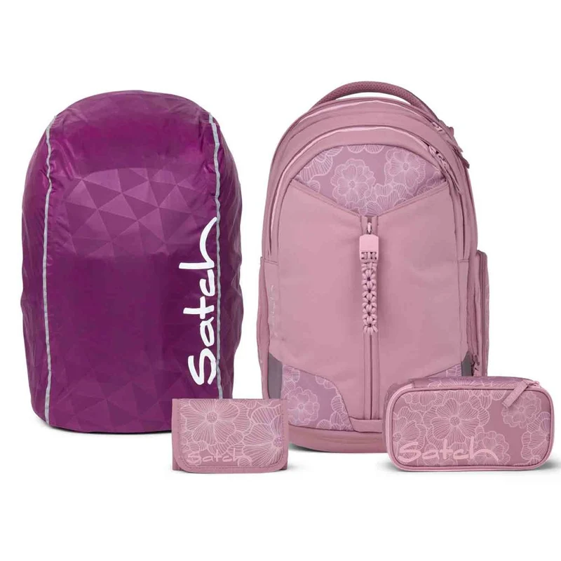 Satch Match Magnolia Dream Streetwalk Edition Schulrucksack Set 4tlg.
