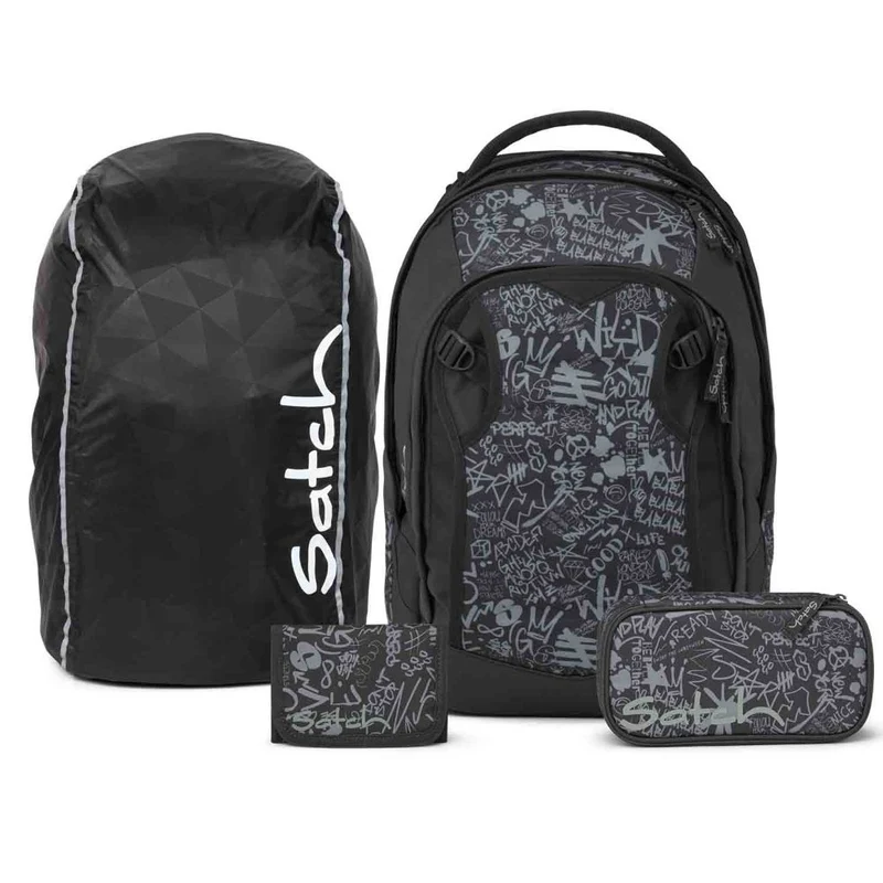 Satch Match Plus Street Ink Streetwalk Edition Schulrucksack Set 4tlg.