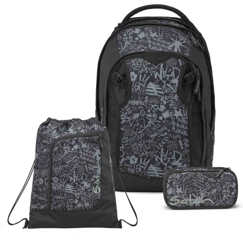 Satch Match Plus Street Ink Schulrucksack 3tlg.