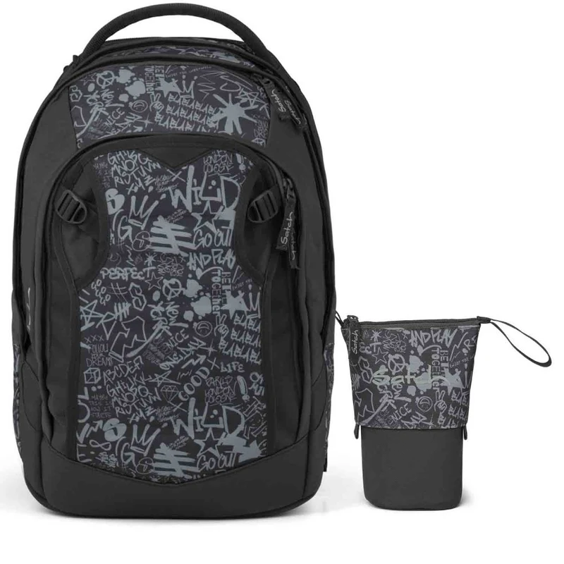 Satch Match Plus Street Ink Schulrucksack 2tlg.