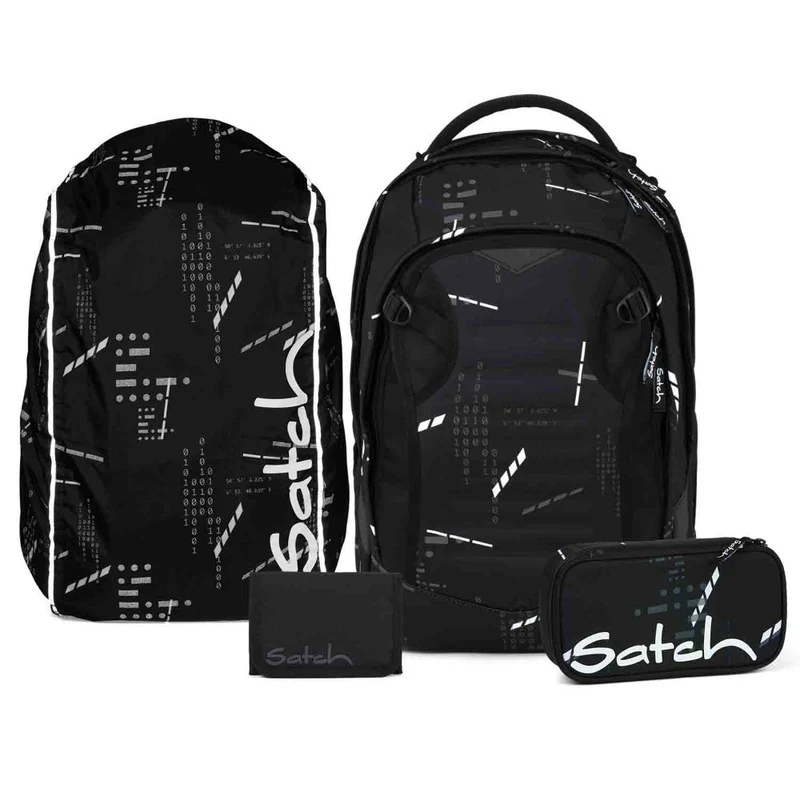 Satch Match Plus Ninja Matrix Streetwalk Edition Schulrucksack Set 4tlg.