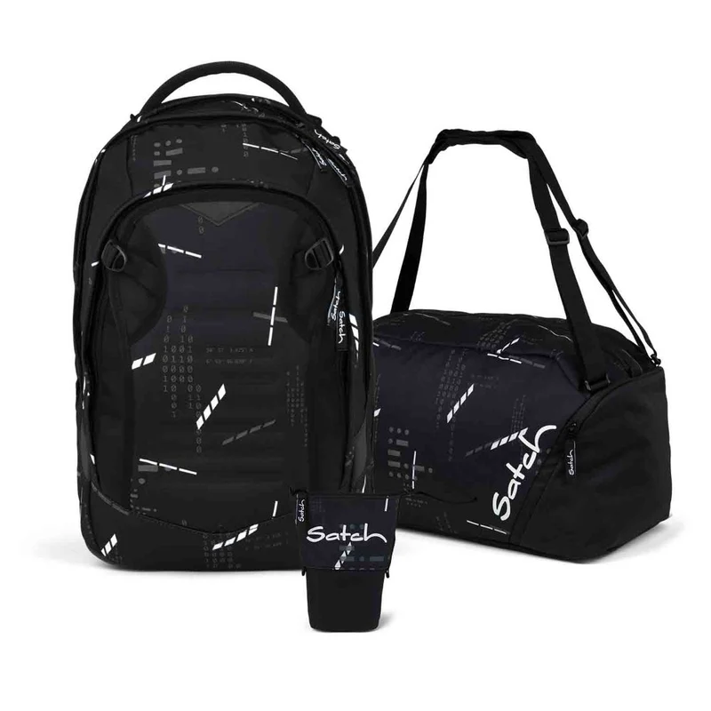 Satch Match Plus Ninja Matrix Pencil Slider Edition Schulrucksack Set 3tlg.