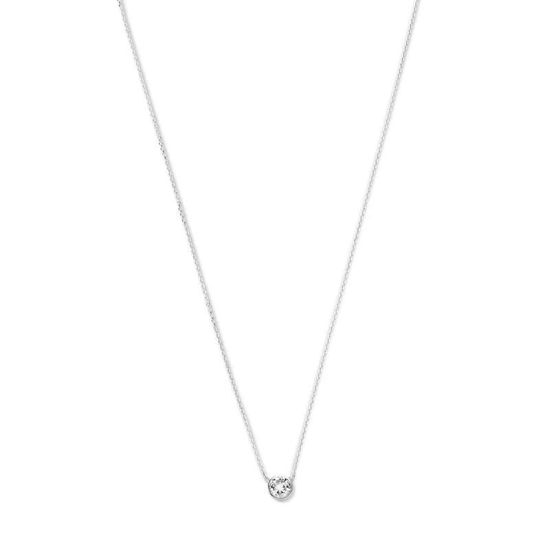 Violet Hamden Venus 925 Sterling Silberne Halskette mit Geburtsstein VH340009-JAN