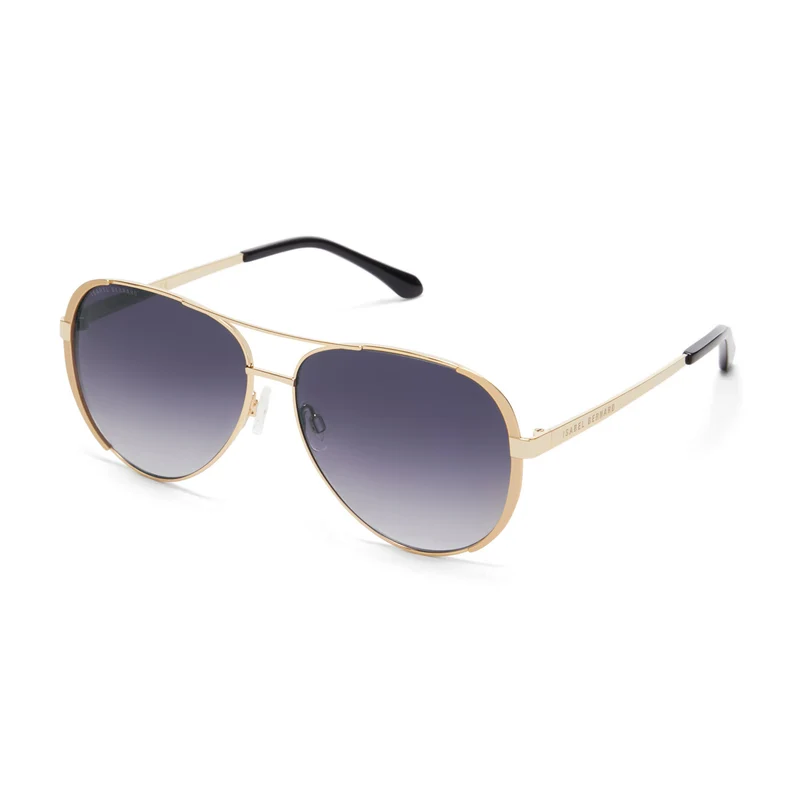 Isabel Bernard La Villette Ruby Goldfarbene Aviator Sonnenbrille IB400004-15-01