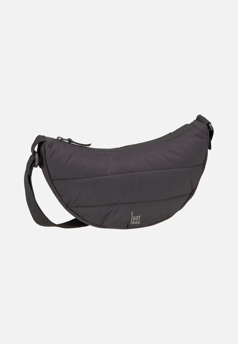 Puffer Moon Bag Small Monochrome Black - Crossbody Bag