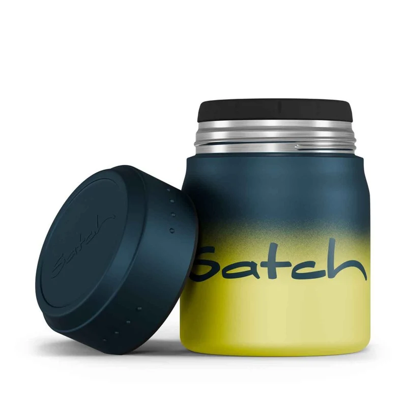 Satch Thermo Lunchbox Blue Graffiti 4tlg.