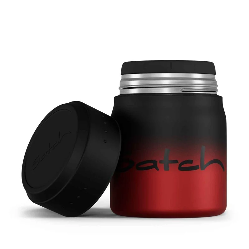 Satch Thermo Lunchbox Black Graffiti 4tlg.
