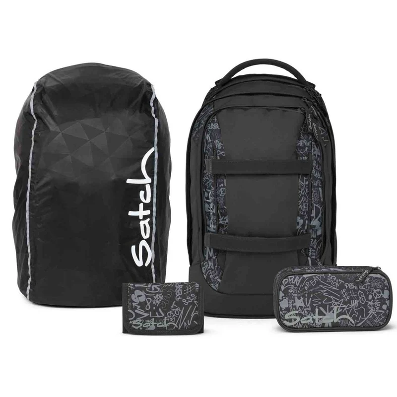 Satch Pack Street Ink Streetwalk Edition Schulrucksack Set 4tlg.
