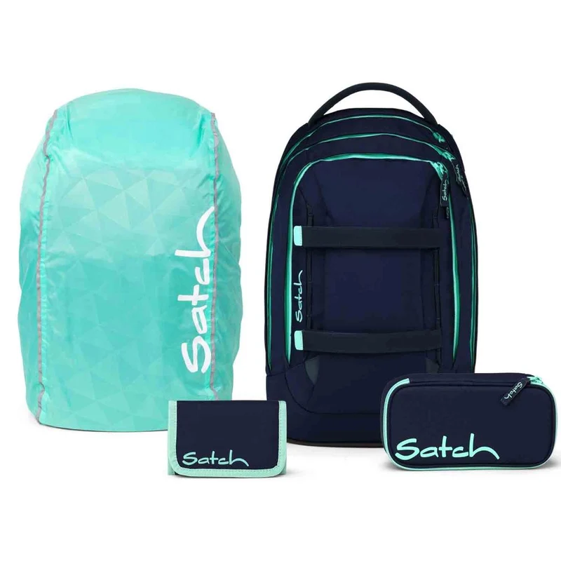 Satch Pack Ocean Mint Streetwalk Edition Schulrucksack Set 4tlg.