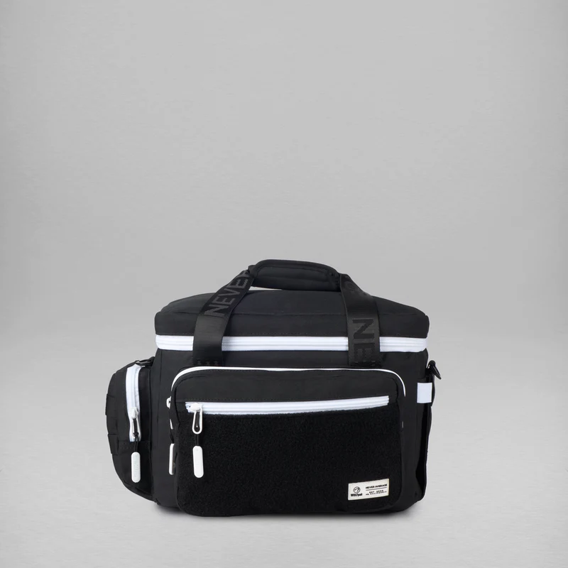 20L Alpha Black with White Accents Tactical Lunch Box