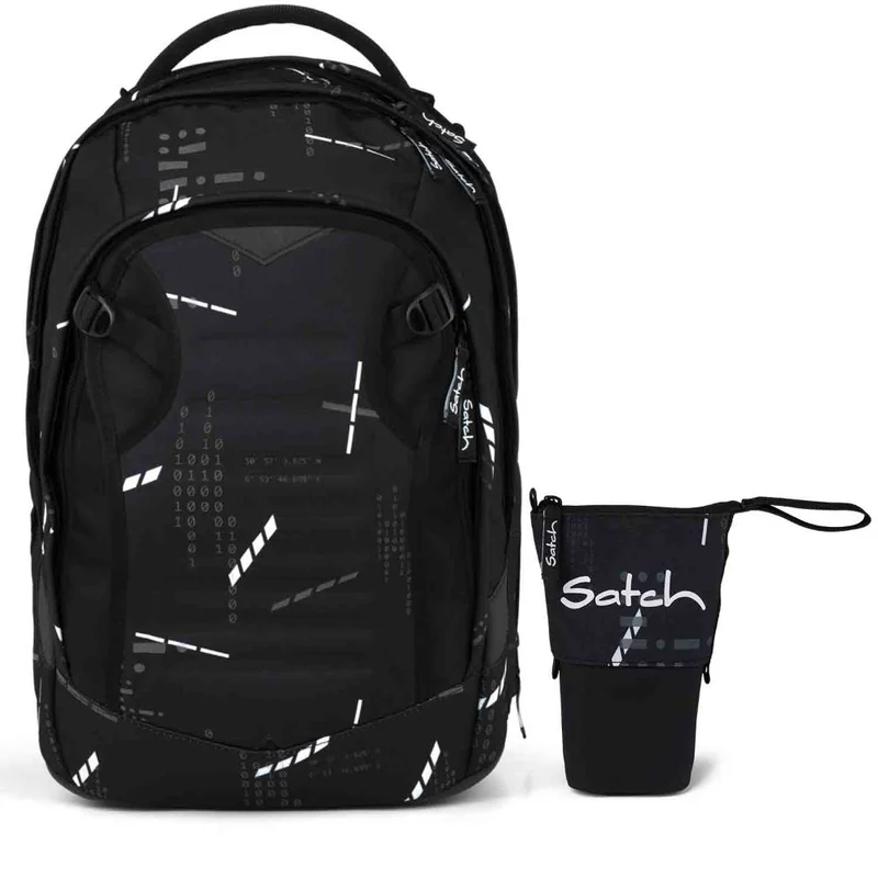 Satch Match Plus Ninja Matrix Schulrucksack 2tlg.