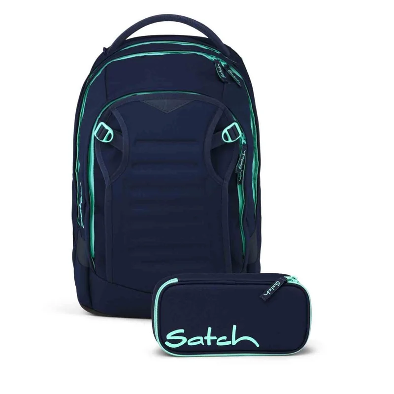 Satch Match Plus Ocean Mint Schulrucksack Set 2tlg.