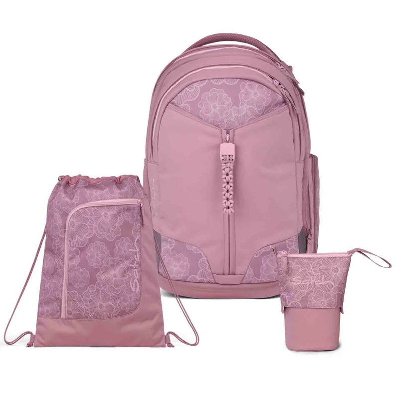 Satch Match Magnolia Dream Pencil Slider Light Edition Schulrucksack Set 3tlg.