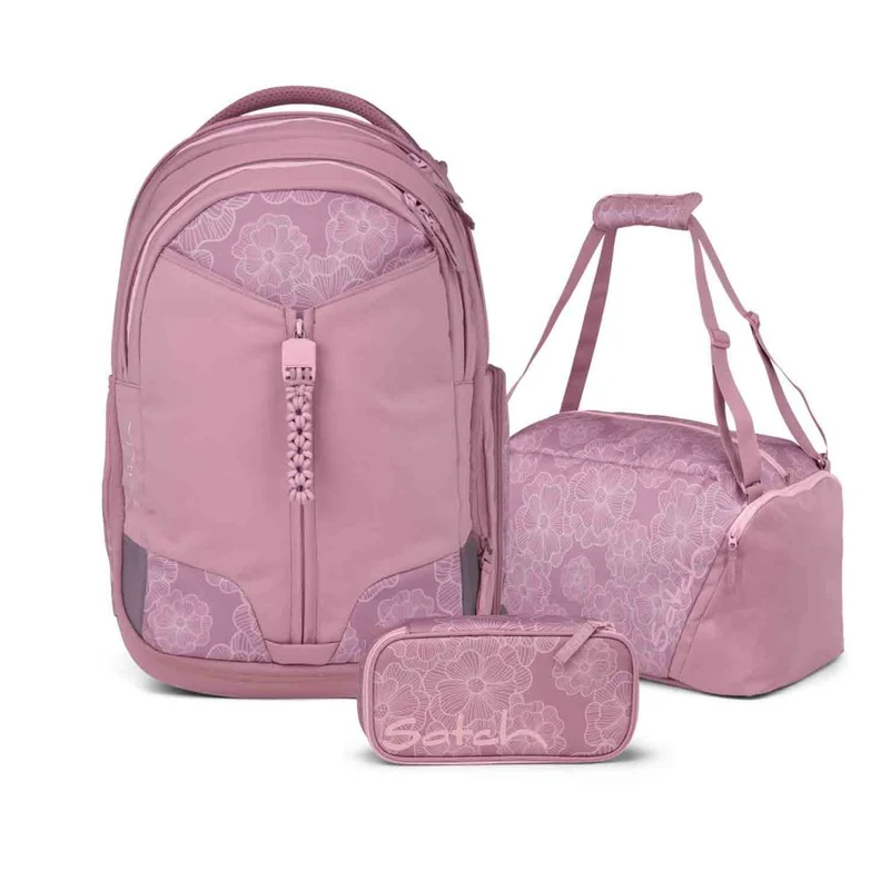 Satch Match Magnolia Dream Schulrucksack Set 3tlg.