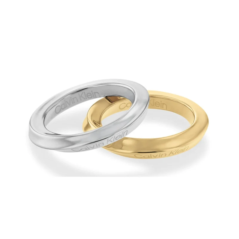 Calvin Klein Silberfarbene Ring CJ35000330-56