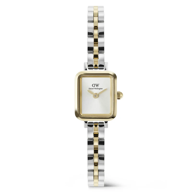 Daniel Wellington Quadro Mini Arch 3-Link Bicolor Damen Uhr DW00100925