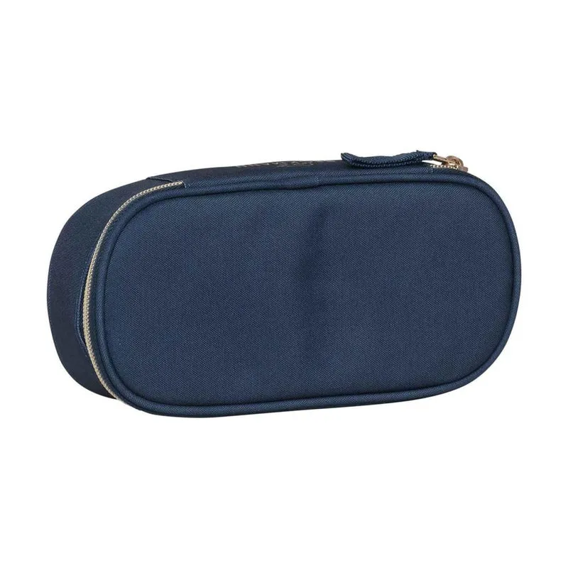 Beckmann Sport Junior ovale Federmappe Blue Gold