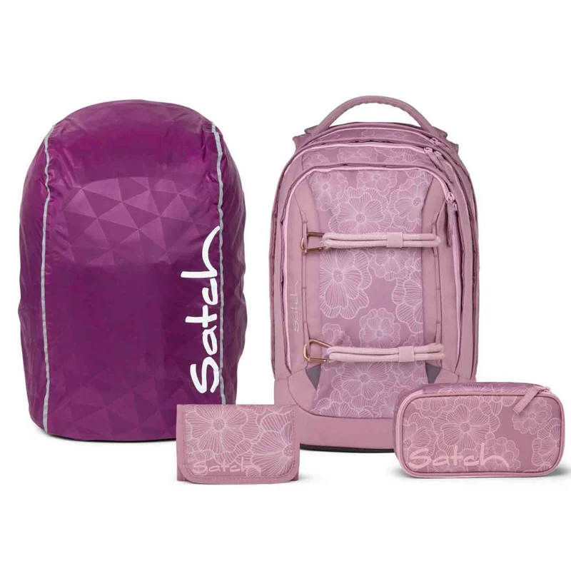 Satch Pack Magnolia Dream Streetwalk Edition Schulrucksack Set 4tlg.