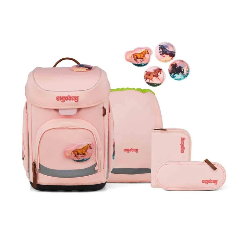 Ergobag Cubo UnzähmBär Special Edition Nordic Horizon Schulranzen Set 5tlg.