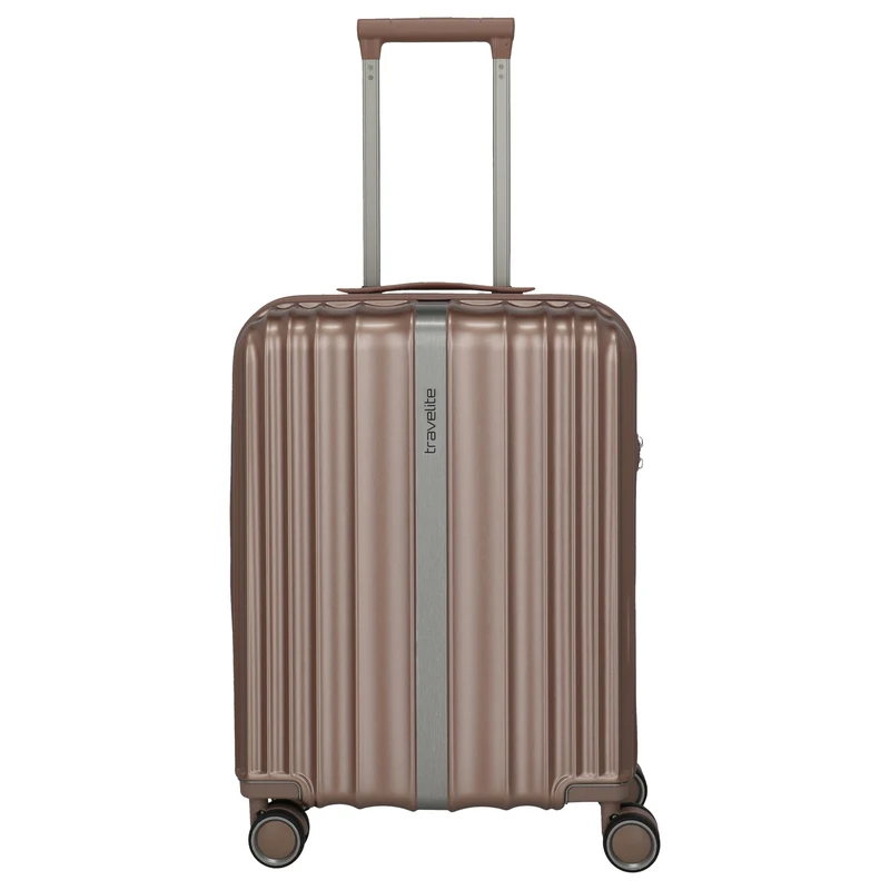 Travelite Paros - 4-Rollen-Kabinentrolley S 55 cm (cappuccino)