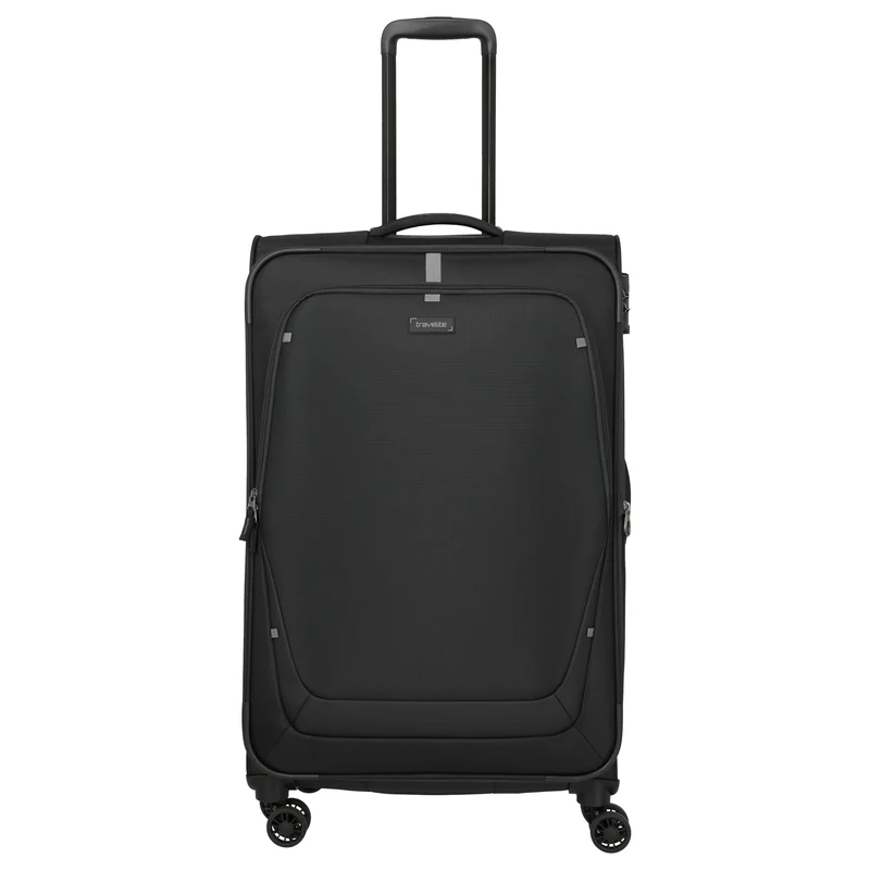 Travelite Umbria - 4-Rollen-Trolley L 77 cm erw. (schwarz)