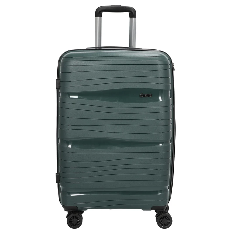 D&N Travel Line 4300 - 4-Rollen-Trolley M 66 cm (dunkelgrün)