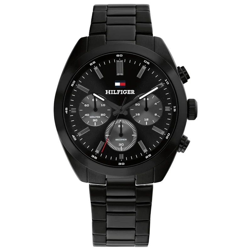 Tommy Hilfiger Schwarze Herrenuhr TH1710724