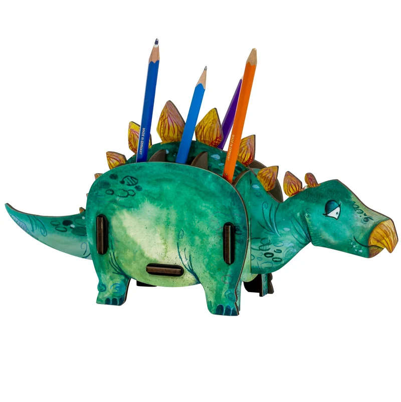 WERKHAUS® Stiftebox - Dinosaurier - Stegosaurus
