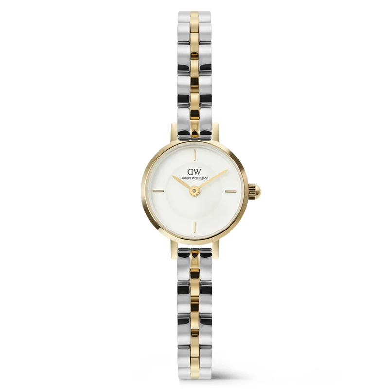 Daniel Wellington Petite Mini Arch 3-Link Bicolor Damen Uhr DW00100923
